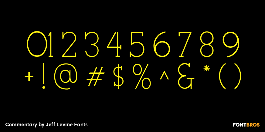 Commentary Font Poster #4