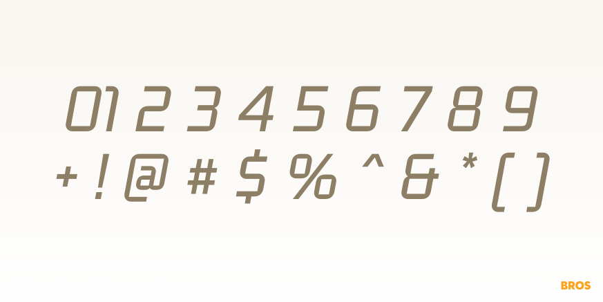 Midsole Cond Oblique Font Poster #4