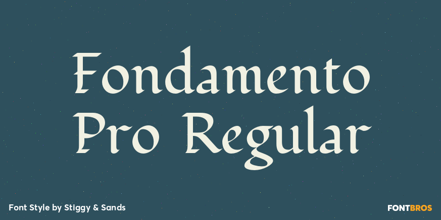 Fondamento Pro Regular Poster