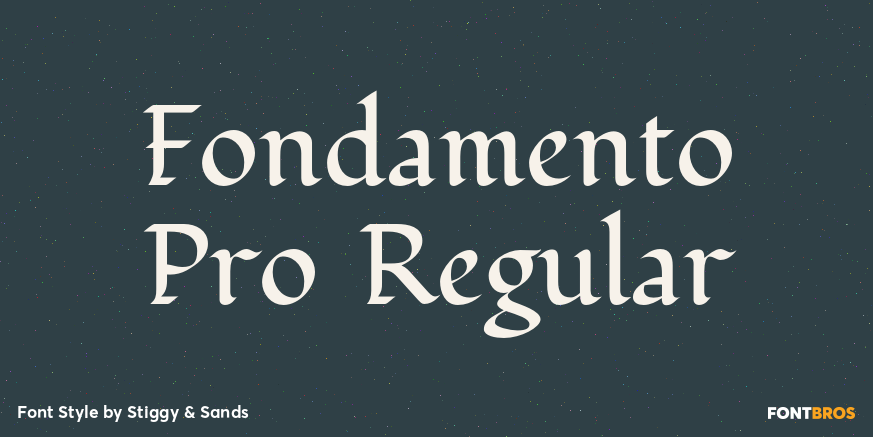 Fondamento Pro Regular Poster