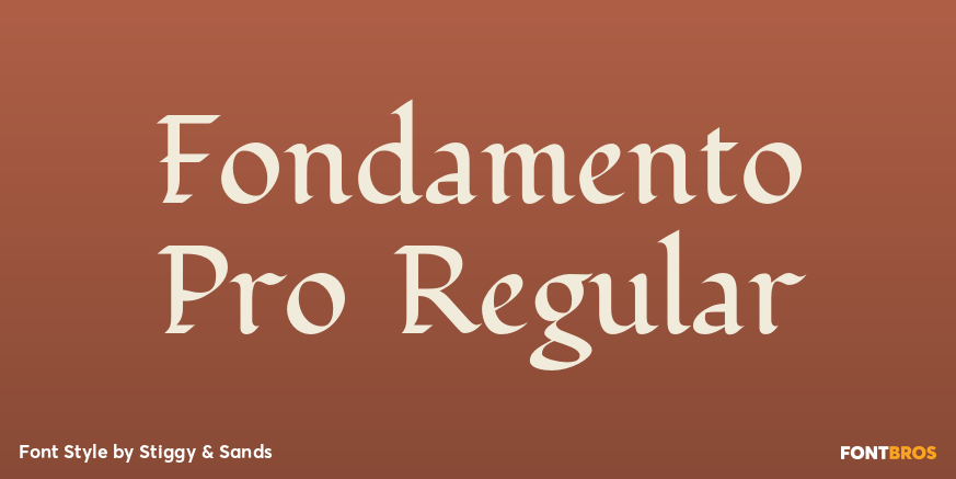 Fondamento Pro Regular Poster