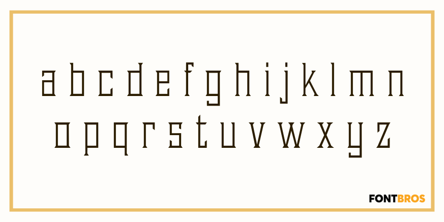 Diablo Font Poster #3