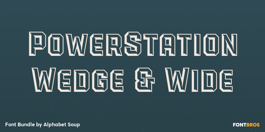 PowerStation Wedge & Wide Poster