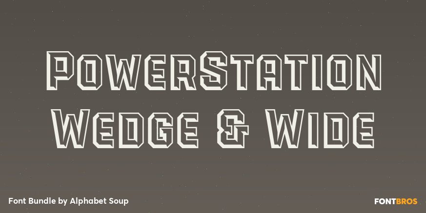 PowerStation Wedge & Wide Poster