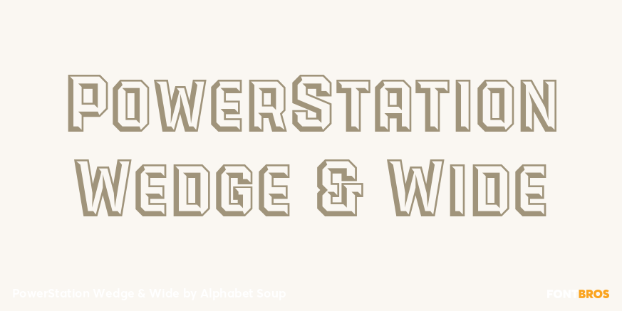 PowerStation Wedge & Wide Poster