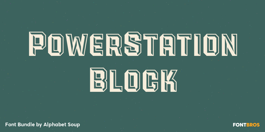 PowerStation Block Poster