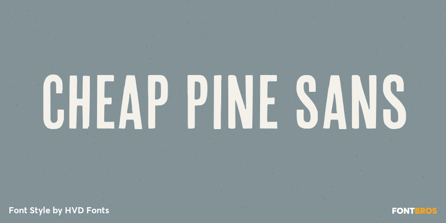 Cheap Pine Sans Poster