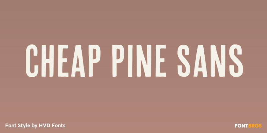 Cheap Pine Sans Poster