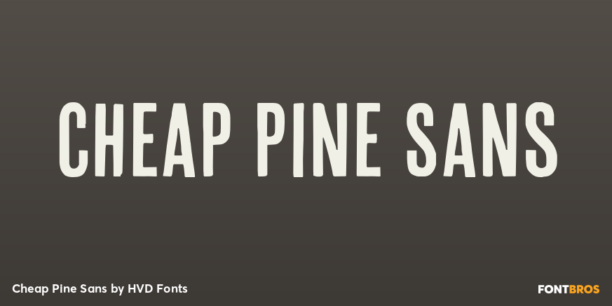 Cheap Pine Sans Poster