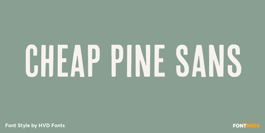 Cheap Pine Sans Poster