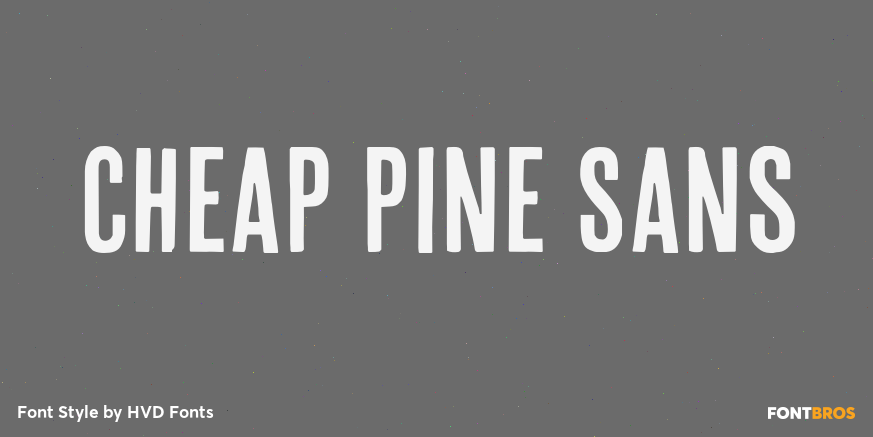 Cheap Pine Sans Poster