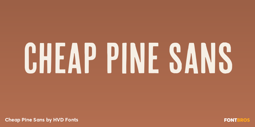 Cheap Pine Sans Poster