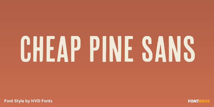 Cheap Pine Sans Poster