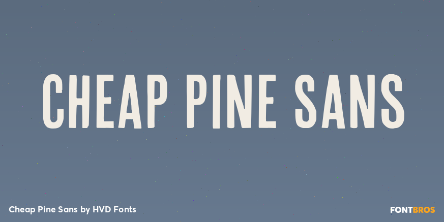 Cheap Pine Sans Poster