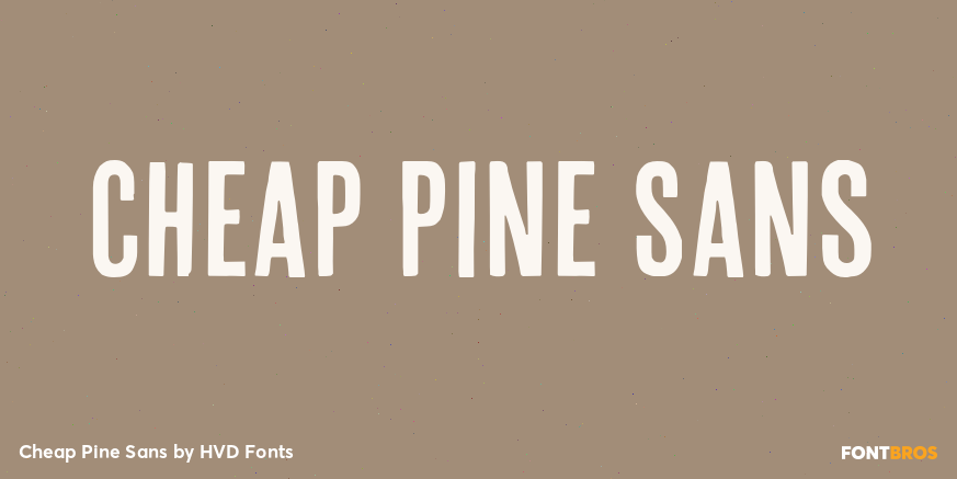 Cheap Pine Sans Poster