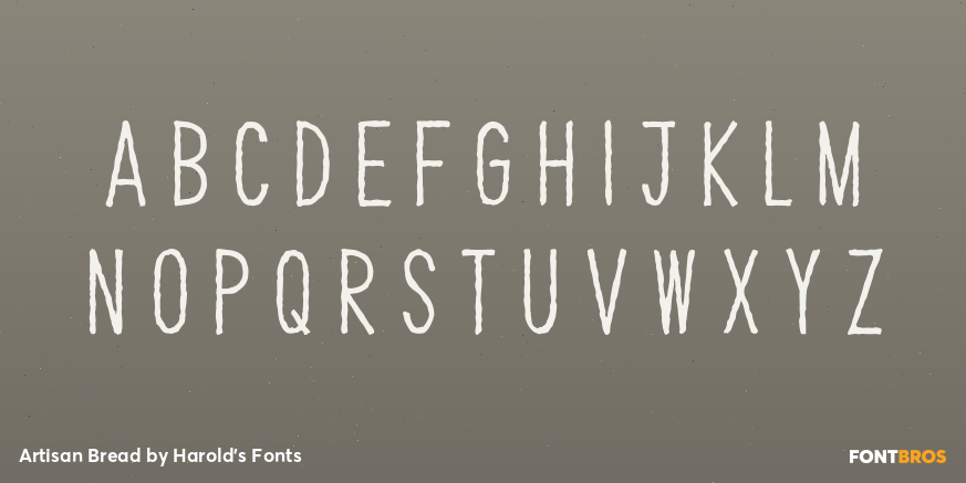 Artisan Bread Font Poster #2