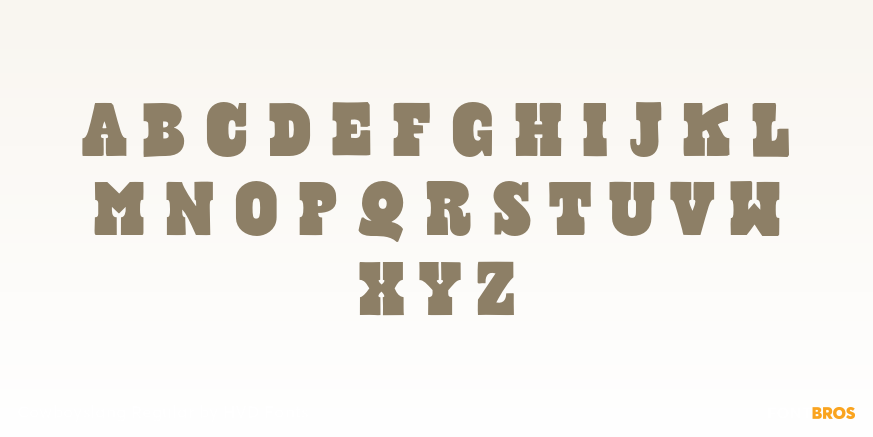 Cowboyslang Regular Font Poster #2