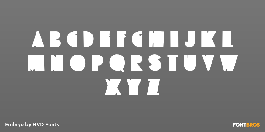 Embryo Font Poster #1