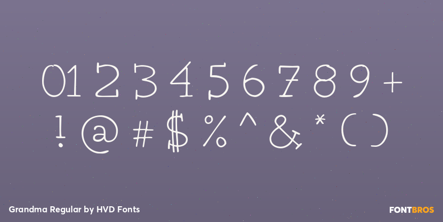 Grandma Regular Font Poster #4