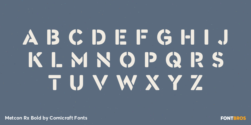 Metcon Rx Bold Font Poster #2