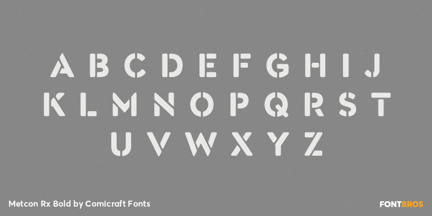 Metcon Rx Bold Font Poster #3