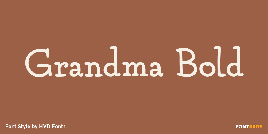 Grandma Bold Poster