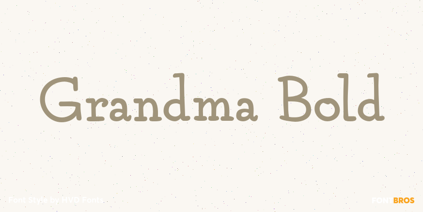 Grandma Bold Poster