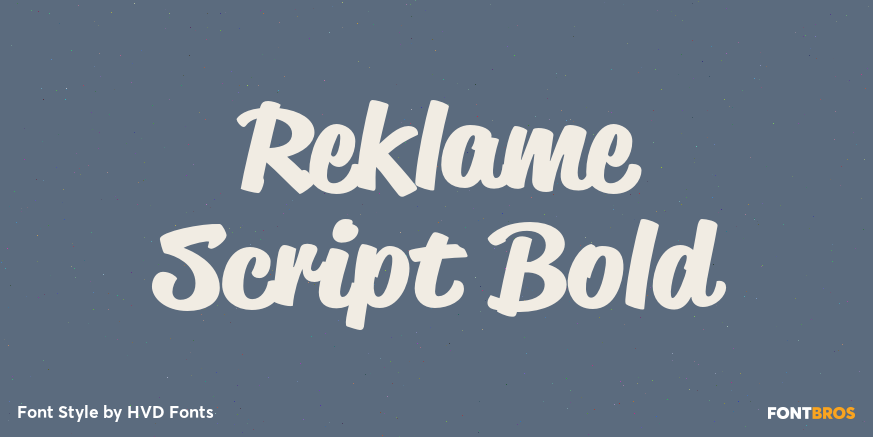 Reklame Script Bold Poster
