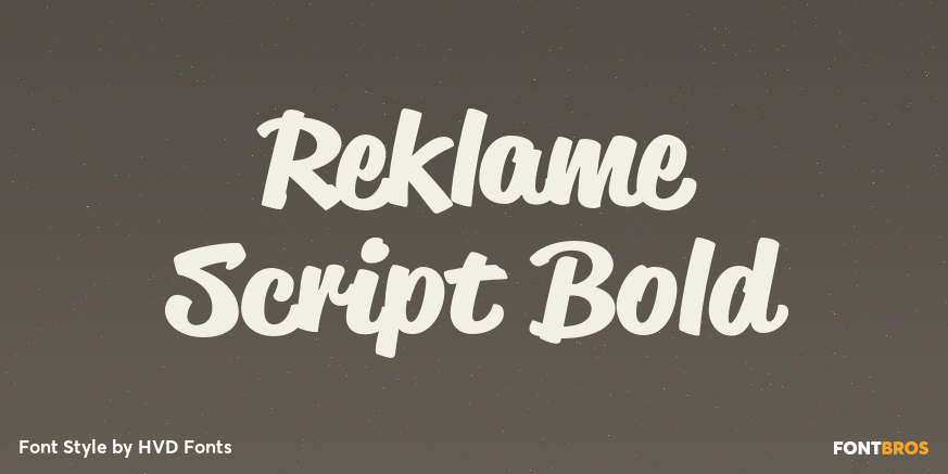 Reklame Script Bold Poster