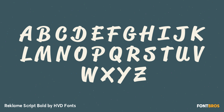 Reklame Script Bold Font Poster #1