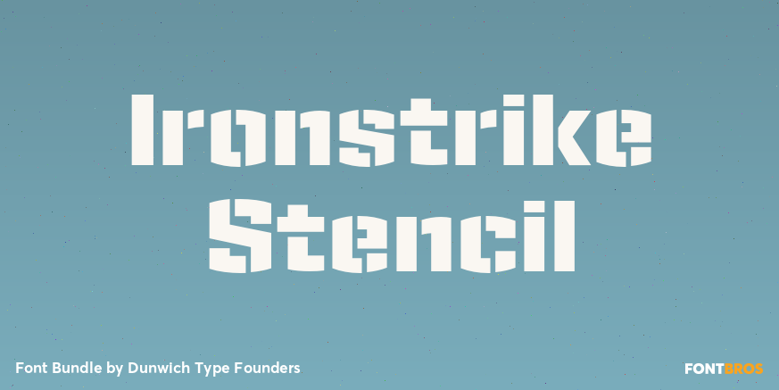 Ironstrike Stencil Poster