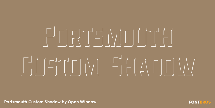 Portsmouth Custom Shadow Poster
