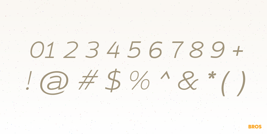 Contra Sans Light Italic Font Poster #4