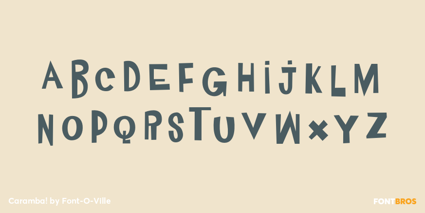 Caramba! Font Poster #1