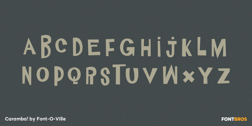Caramba! Font Poster #1