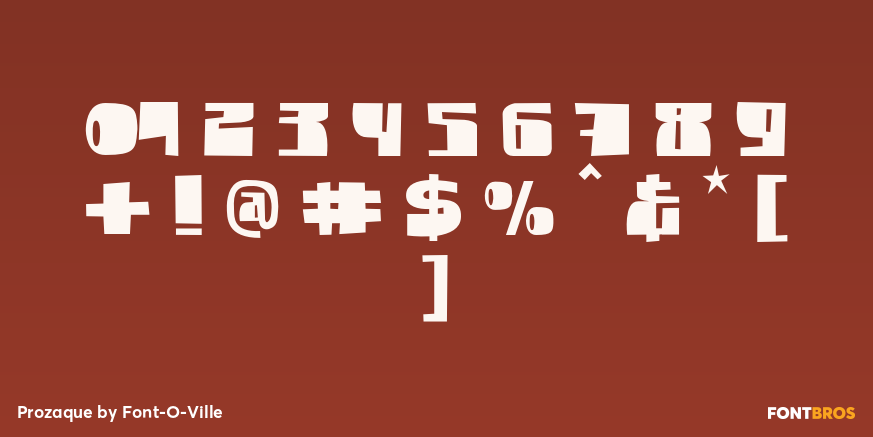 Prozaque Font Poster #1
