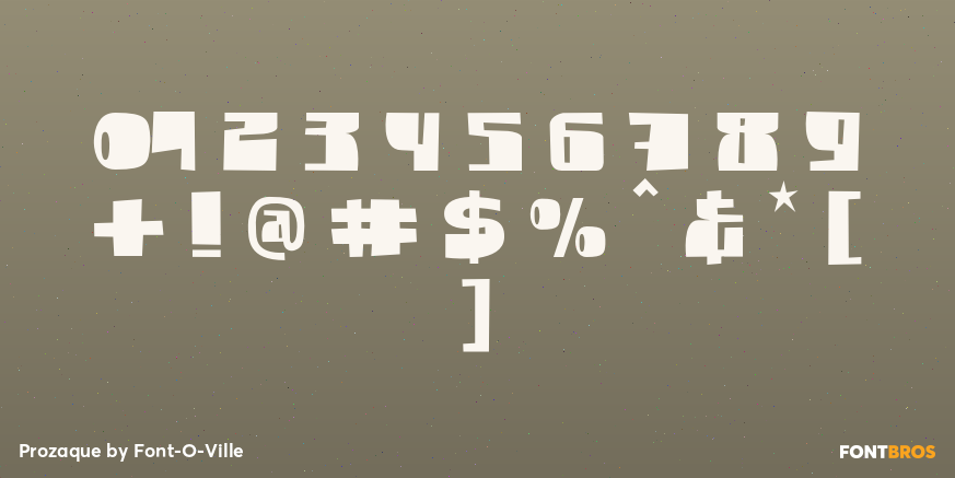 Prozaque Font Poster #4