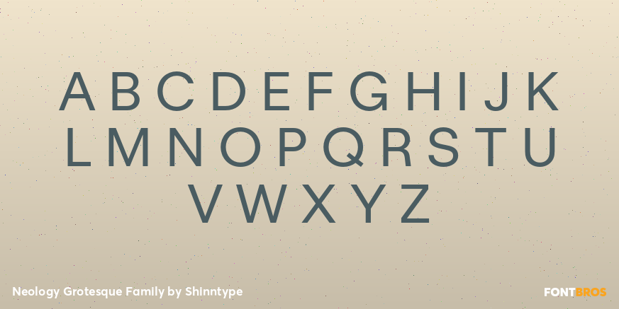 Neology Grotesque Family Font Poster #1