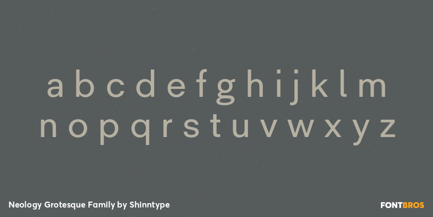 Neology Grotesque Family Font Poster #1