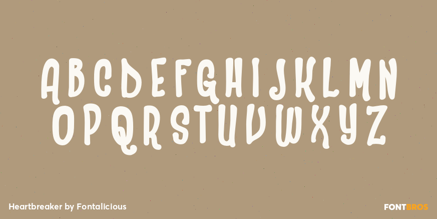 Heartbreaker Font Poster #1