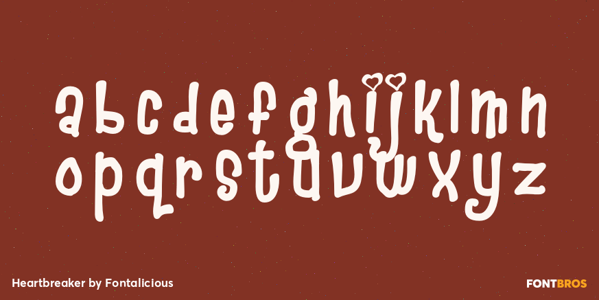 Heartbreaker Font Poster #1