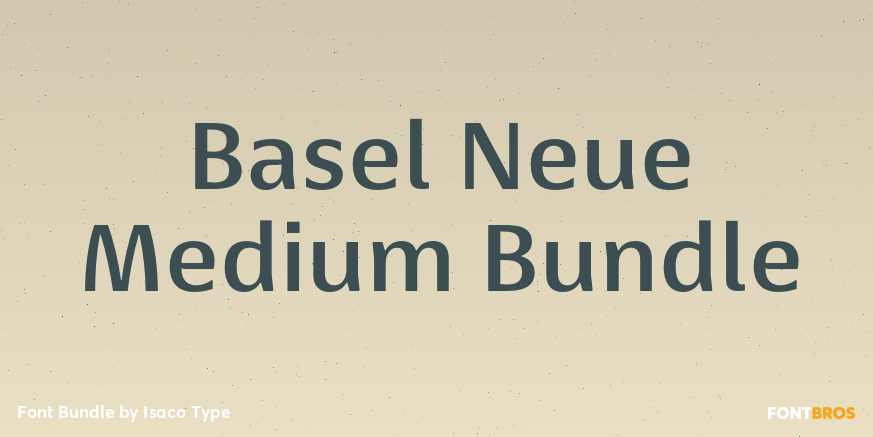 Basel Neue Medium Bundle Poster