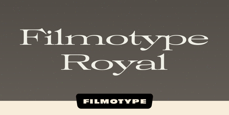 Filmotype Royal Poster