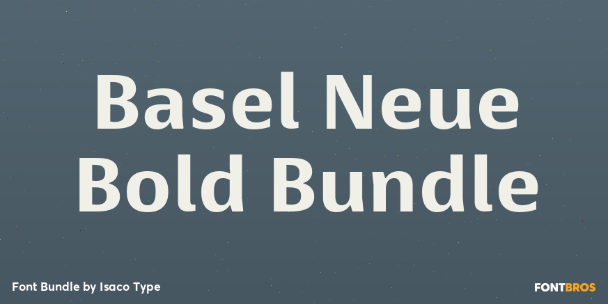 Basel Neue Bold Bundle Poster