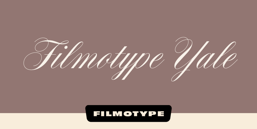 Filmotype Yale Poster