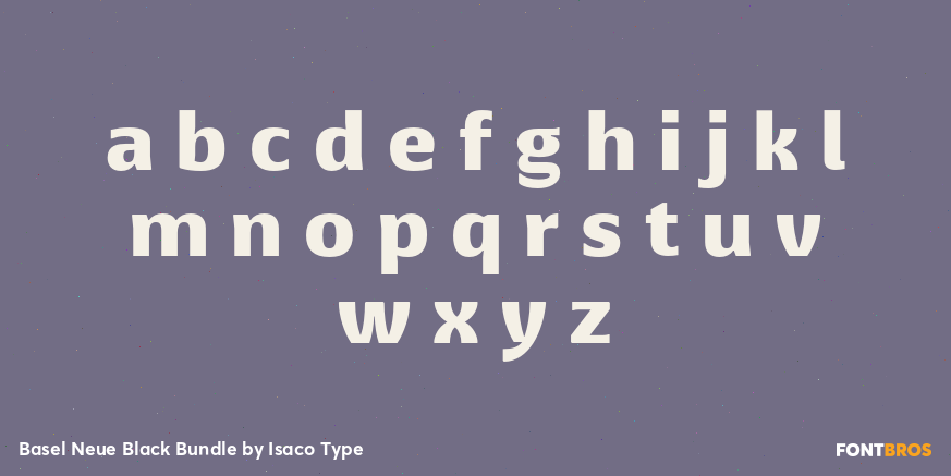 Basel Neue Black Bundle Font Poster #1