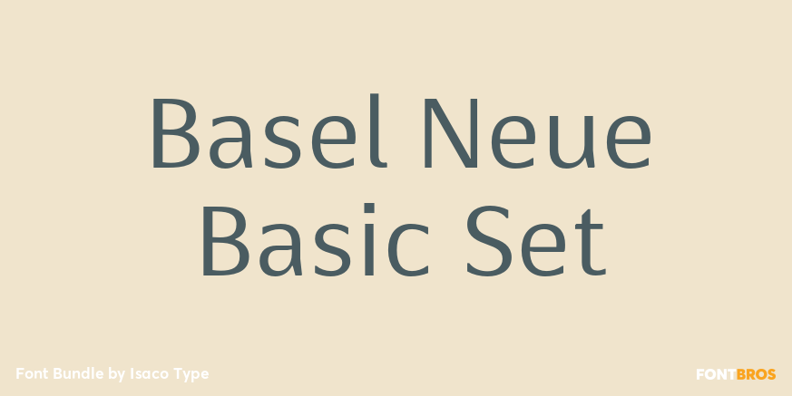 Basel Neue Basic Set Poster