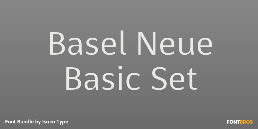 Basel Neue Basic Set Poster
