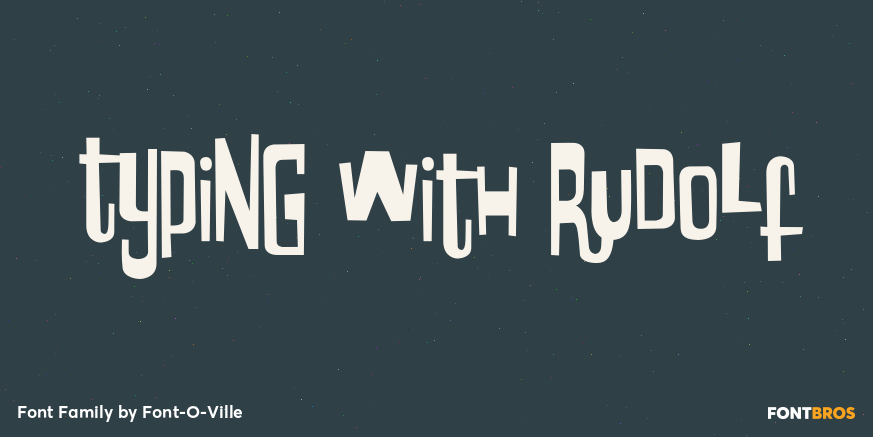 Typing With Rudolf Poster