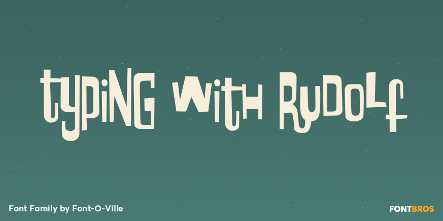 Typing With Rudolf Poster
